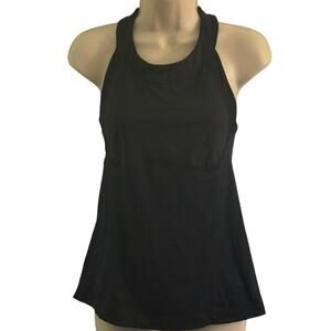 Lululemon Black Activewear Top. Size 8